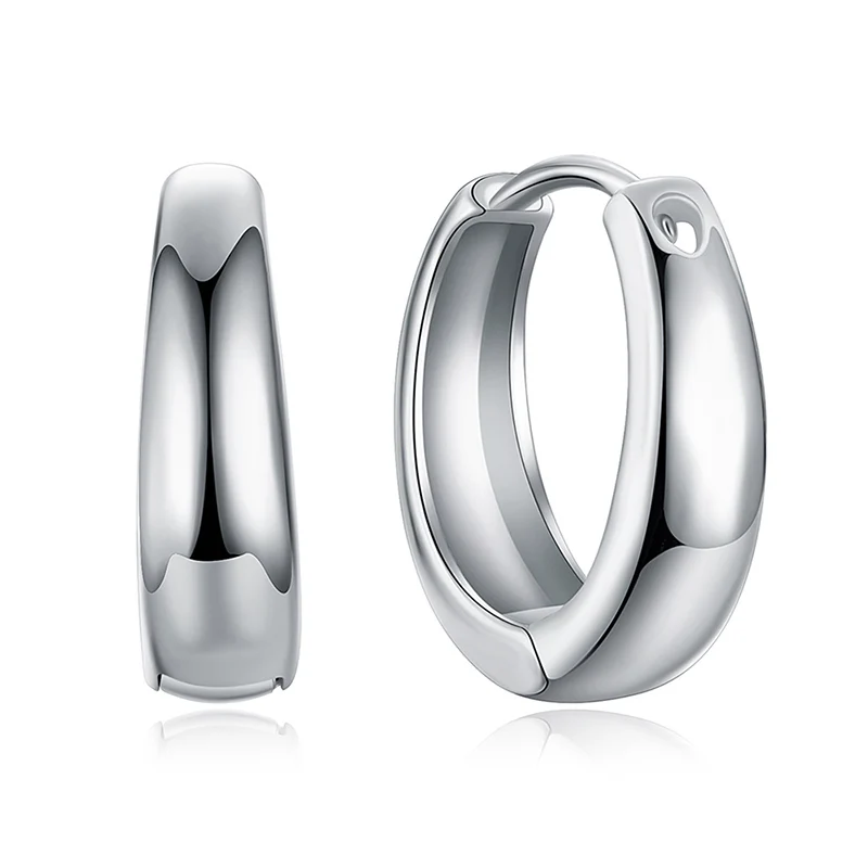 1 пара, посеребренные серьги Huggies, маленькие круглые стразы, серьги-кольца в стиле хип-хоп для мужчин и женщин, модные ювелирные изделия, подарки - Окраска металла: A578