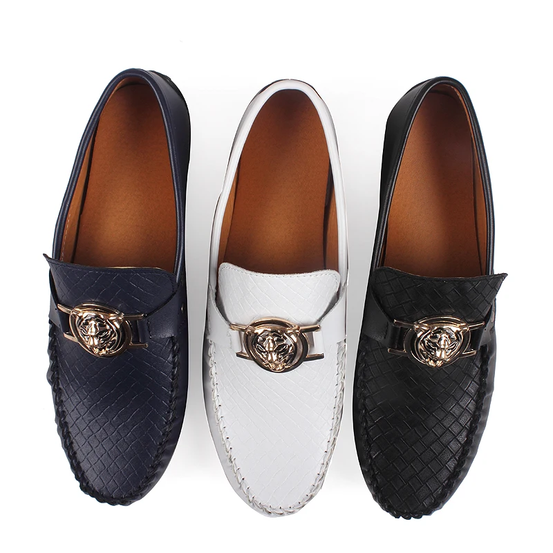 New 2015 Men's LION Casual Leather Driver Gommino Loafers Shoes Fashion  Zapatos Hombre White Mens Shoes Brand Spiked Creepers|brand baby shoes|brand  canvasshoes oxford - AliExpress