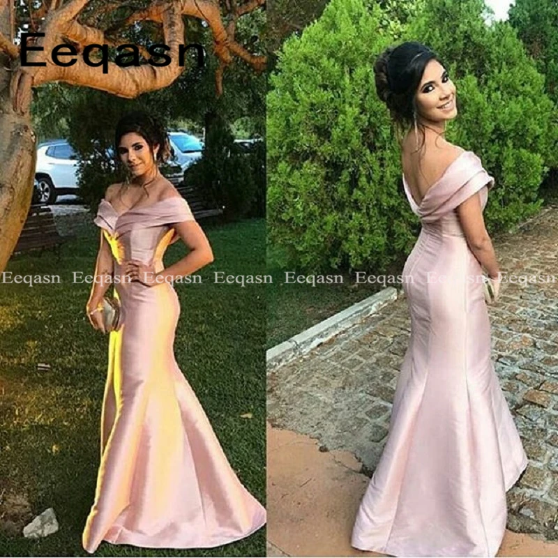 

New Charming Mermaid Evening Dresses 2019 Off the Shoulder Long Prom Party Dresses Formal Dresses for Women Plus Size Gowns