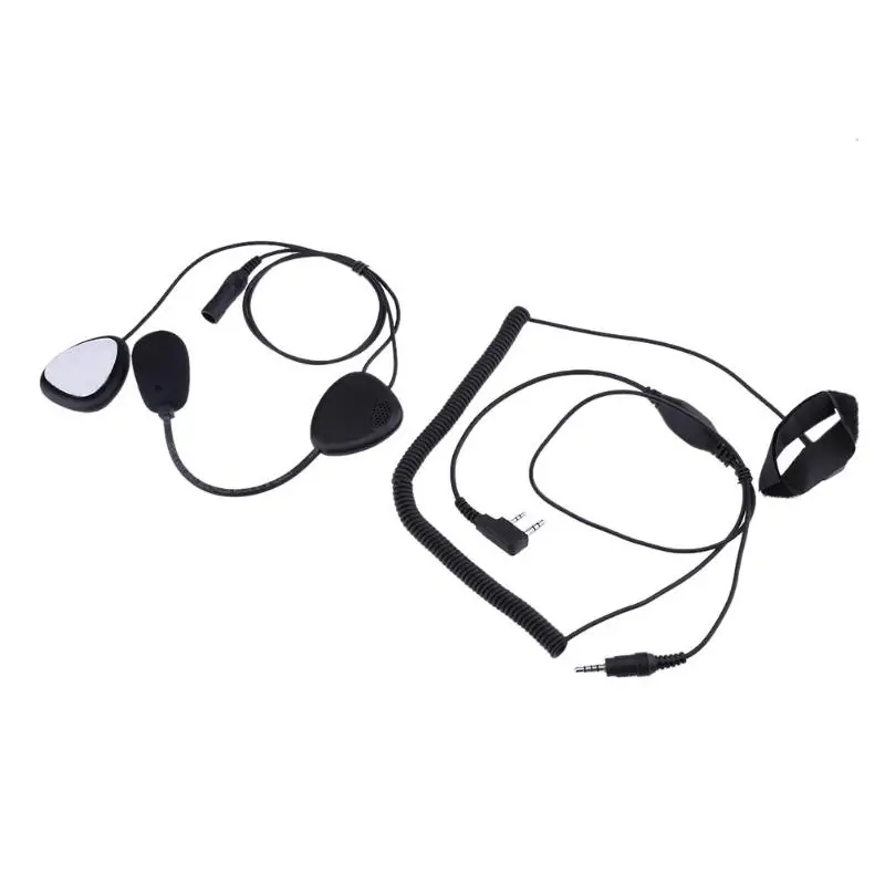 1Pair K Head Motorcycle Helmet Headset Interphone Headphone With PPT Mic Car Styling Helmet Headsets Auto