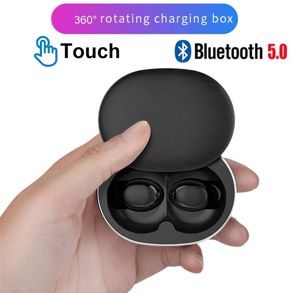

True Wireless Earphone Bluetooth 5.0 Earbuds Touch Mini TWS Earphones Stereo Handsfree Headset for Apple iPhone Samsung Xiaomi