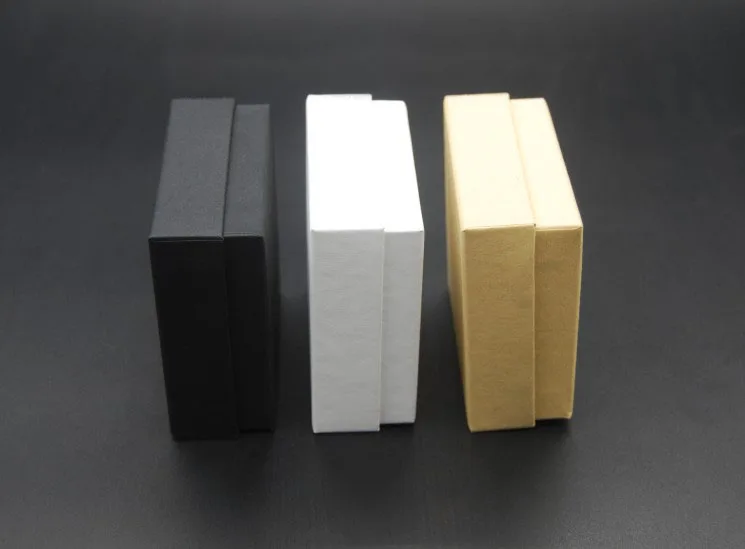 

New Arrive Jewelry Box 12 Pcs/lot Wholesale Pure Color High-end Paper Favour Gift Box Vintage Design Necklace/Ring/Earrings Box