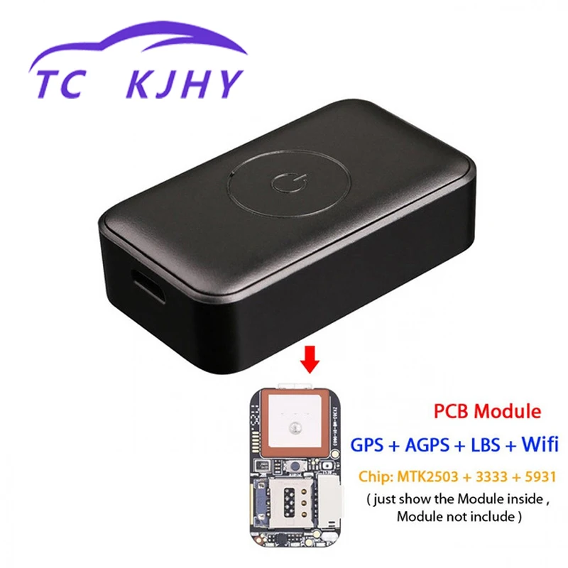 Vibration Alarm GPS Locator Polymer Battery Mini GPS Tracker Car Wireless Tracker Child Elderly Pet Location Tracking Display