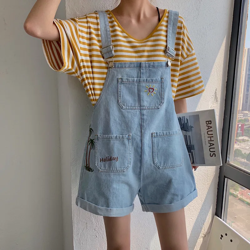 sunny girl linen overalls