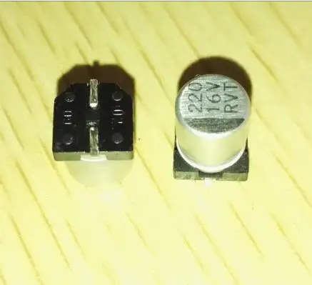 200 шт 16В 220мкФ SMD 6х7мм чип алюминиевый электролитический конденсатор | Электронные