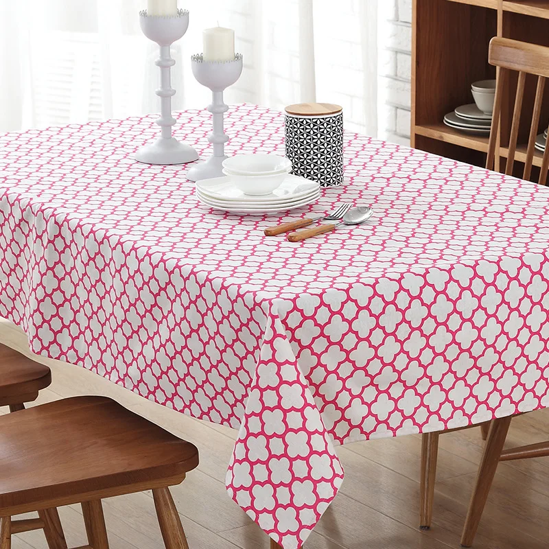 Buy New Fashion Cotton Linen Multi purpose Tablecloth