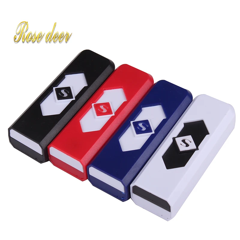 

Portable Rechargeable No Gas USB Electronic Charger Flameless Windproof Lighter 09WG