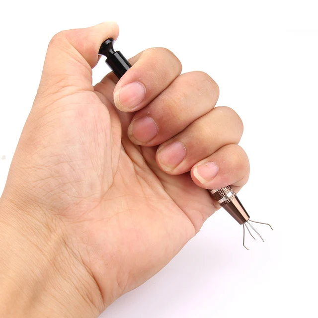Special Offers Electrician Hand Repair Tools Set Parts Gripper Pick Up Tools Four Claw Hold Tightly For Catcher IC Chip Component Metal Grabber