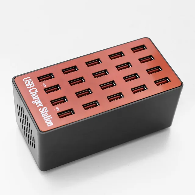 Best Price USB Phone Charger 20 Port Charger 20A Multiport Smart Charger Tablet Quick Charger