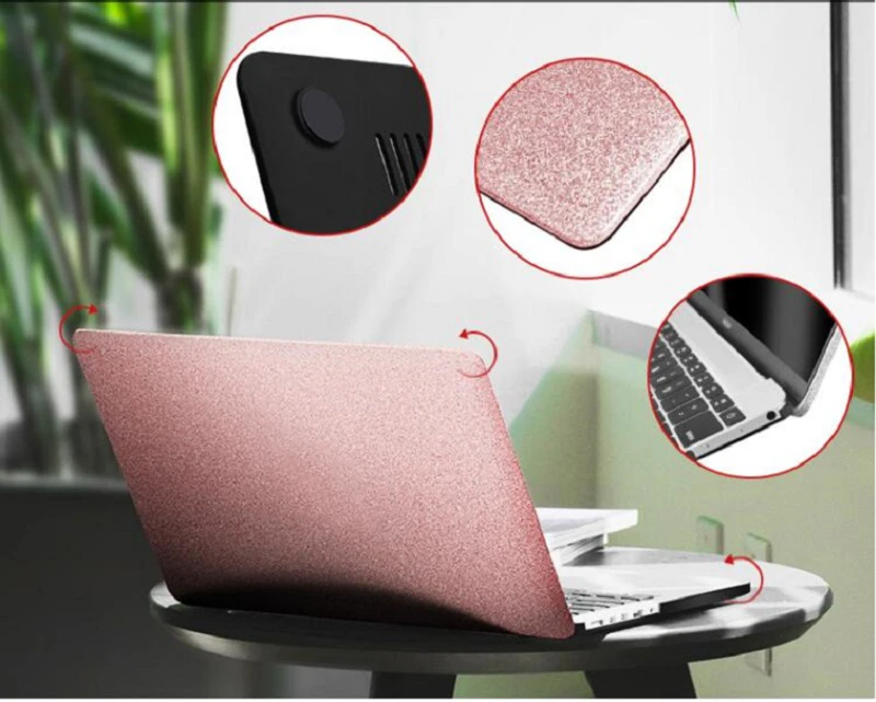Роскошный чехол для ноутбука Macbook Pro 13 2018 2017 Блестящий сверкающий Mac book A1706 A1708