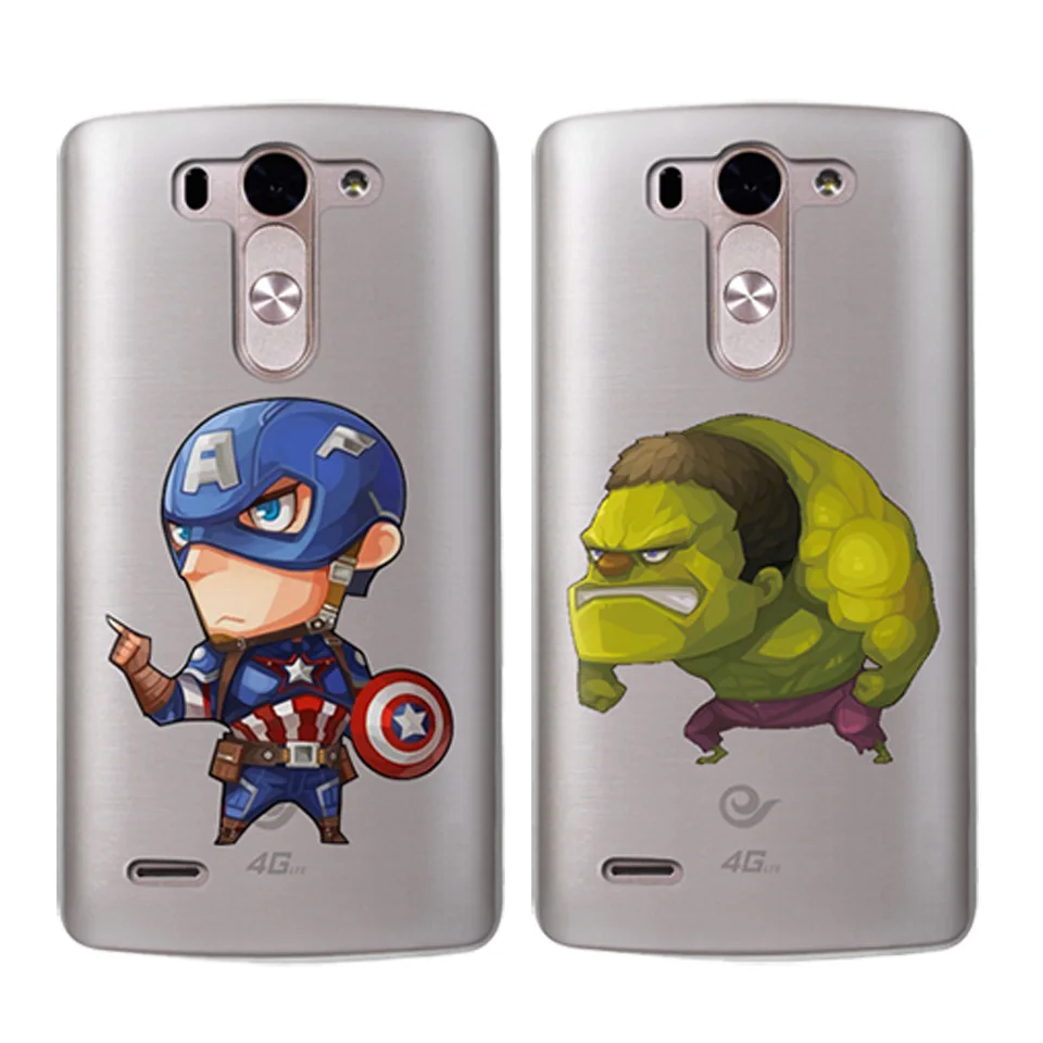 Мини Marvel для LG G6 Q6 G4 G5 Q8 K8 K7 K10 2017 XPower 2 lron Человек Капитан Америка десять моделей