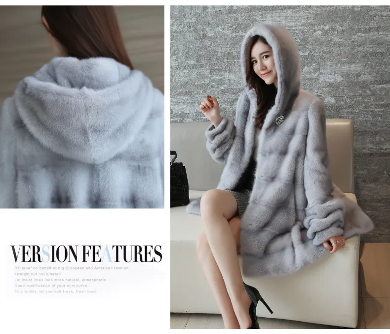 Роскошные длинные пальто из искусственного меха женская манто femme hiver зимнее пальто плюс размер пушистая с капюшоном искусственная Меховая куртка пальто FW122