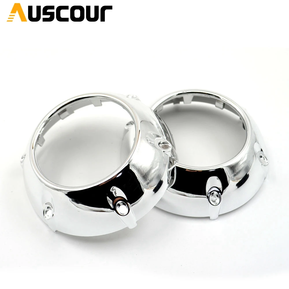 

3 inches H4 Easy Install Koito Q5 Bi-xenon hid projector lens Silver shroud Mask LHD RHD hid headlight car styling modity