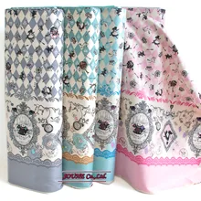 Полметра японская Kokka Oxford хлопковая ткань DIY Лоскутная стеганая ткань для шитья Алиса