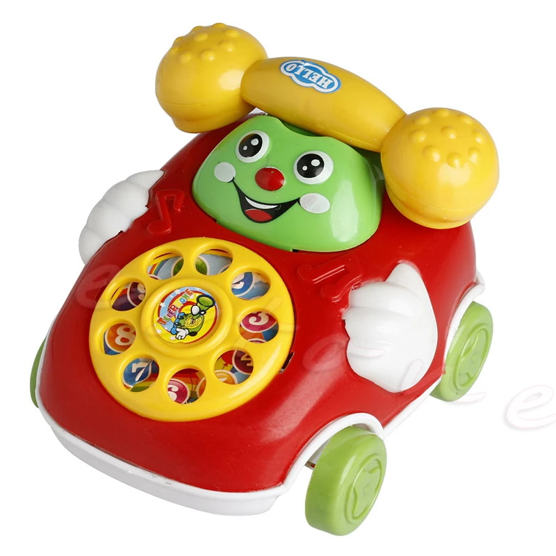 1Pc Baby Toys Music Cartoon Phone 