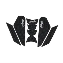 Applicable to Ninja 400 Kawasaki Ninja refitted motorcycle fuel tank anti-skid sticker fish bone sticker honeycomb side sticker protective fish bone style motorcycle reflective oil tank sticker black grey