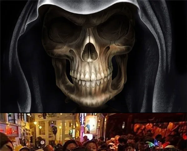 Scary Skeleton Heads Figure Halloween party supply gifts - 5