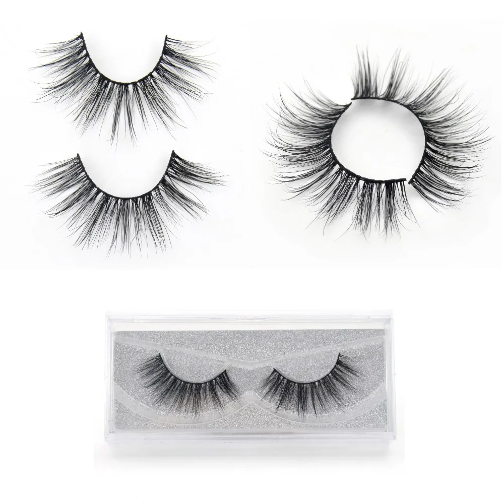 

visofree Mink Lashes 3D Real Mink Eyelashes 100% Handmade False Eyelashes Natural Long Lashes Eye Extension Cilios for beauty
