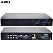 GADINAN AHD 8CH 1080N DVR/Гибридный: 4* 1080N(аналог)+ 4*960P(сеть)/только сеть: 16*1080 P; 4*5 м AHD TVI IP 4 в 1 Поддержка ONVIF