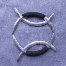 S0411 Удан gungfu боевых искусств рубило двойной полумесяц лезвия ножа 14.4"