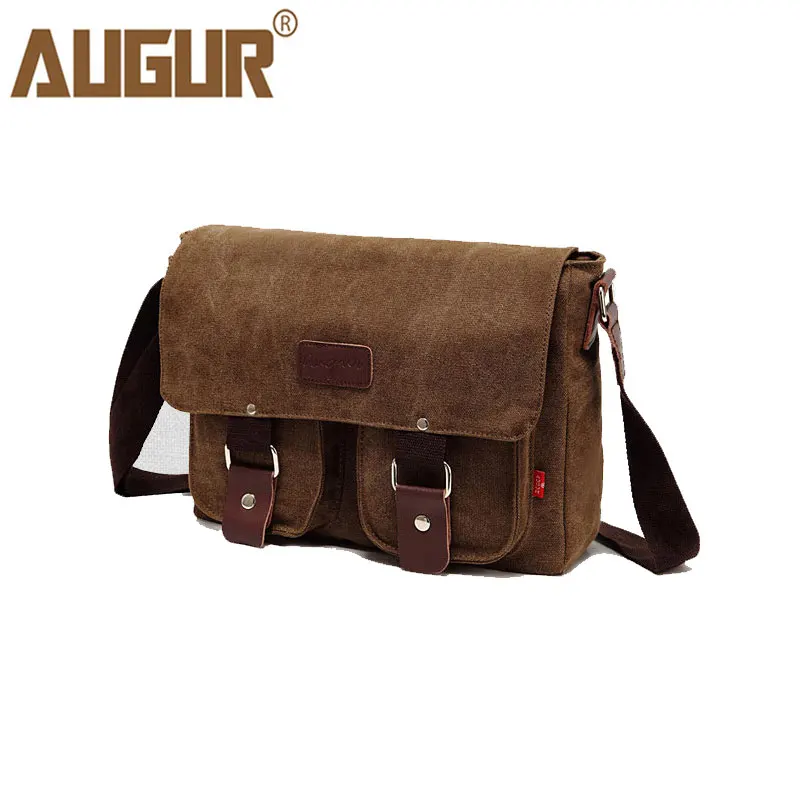 

AUGUR 2018 Canvas Messenger Bag Male Shoulder Crossbody Bags Casual Travelling One Side Bag For Men Vintage Bag High Quality