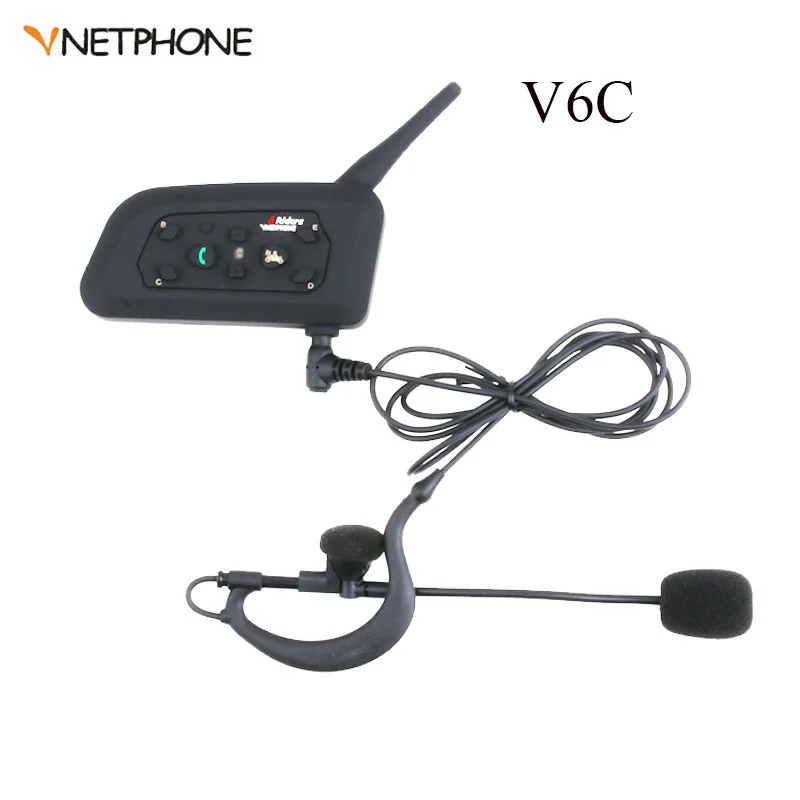 

Vnetphone Football Soccer Referee Headset Referee Intercom 1200M headset Wireless BT Interphone Earpiece
