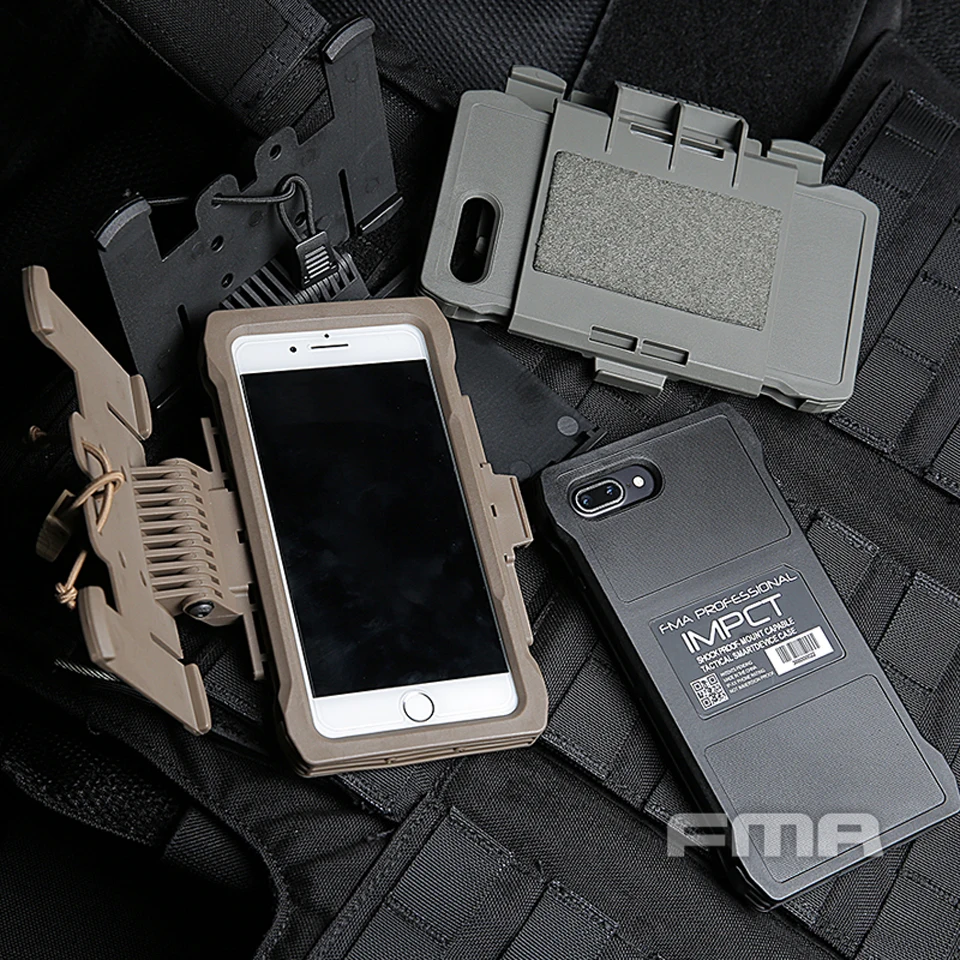 2019 новые тактические аксессуары FMA IPhone 7/8 Plus чехол для мобильного телефона Airsoft Molle