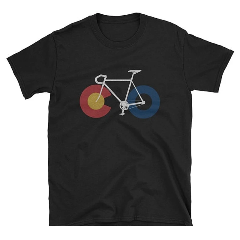 RIDE COLORADO Tshirt Cycle Colorado Bicycle Fat Bike Mountain Bike ...