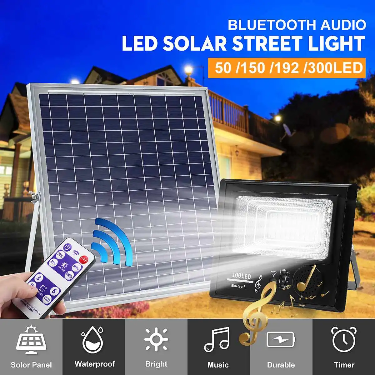 Bluetooth Flood Light Speaker Shop, 58 