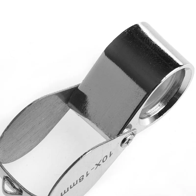 FGHGF 30X 21mm Mini Triplet Jeweler Eye Loupe Pocket Folding Magnifier Magnifying Glass Jewelry Diamond Reading