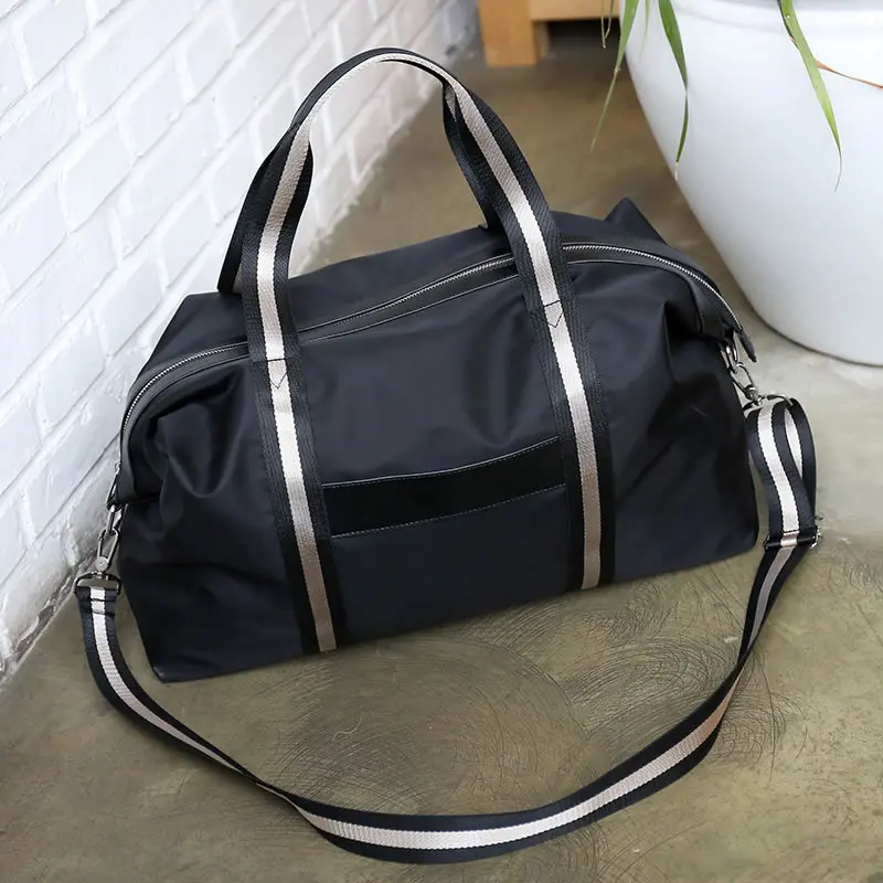 

2019 Hot Canvas Women's Travel Bags Yoga Gym Bag for Fitness Shoes Handbags Shoulder Crossbody Pouch Women Men Sac De Sport Pack