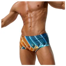 Летние мужские шорты для плавания, модные боксеры с принтом, одежда для плавания, плавки для плавания, для бассейна, с принтом Nino Zwembroeken Voor Heren# C