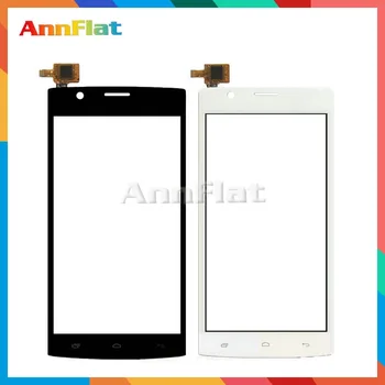 

10pcs/lot High Quality 4.5" For Fly FS501 Touch Screen Digitizer Front Glass Lens Sensor Panel Black White Free shipping