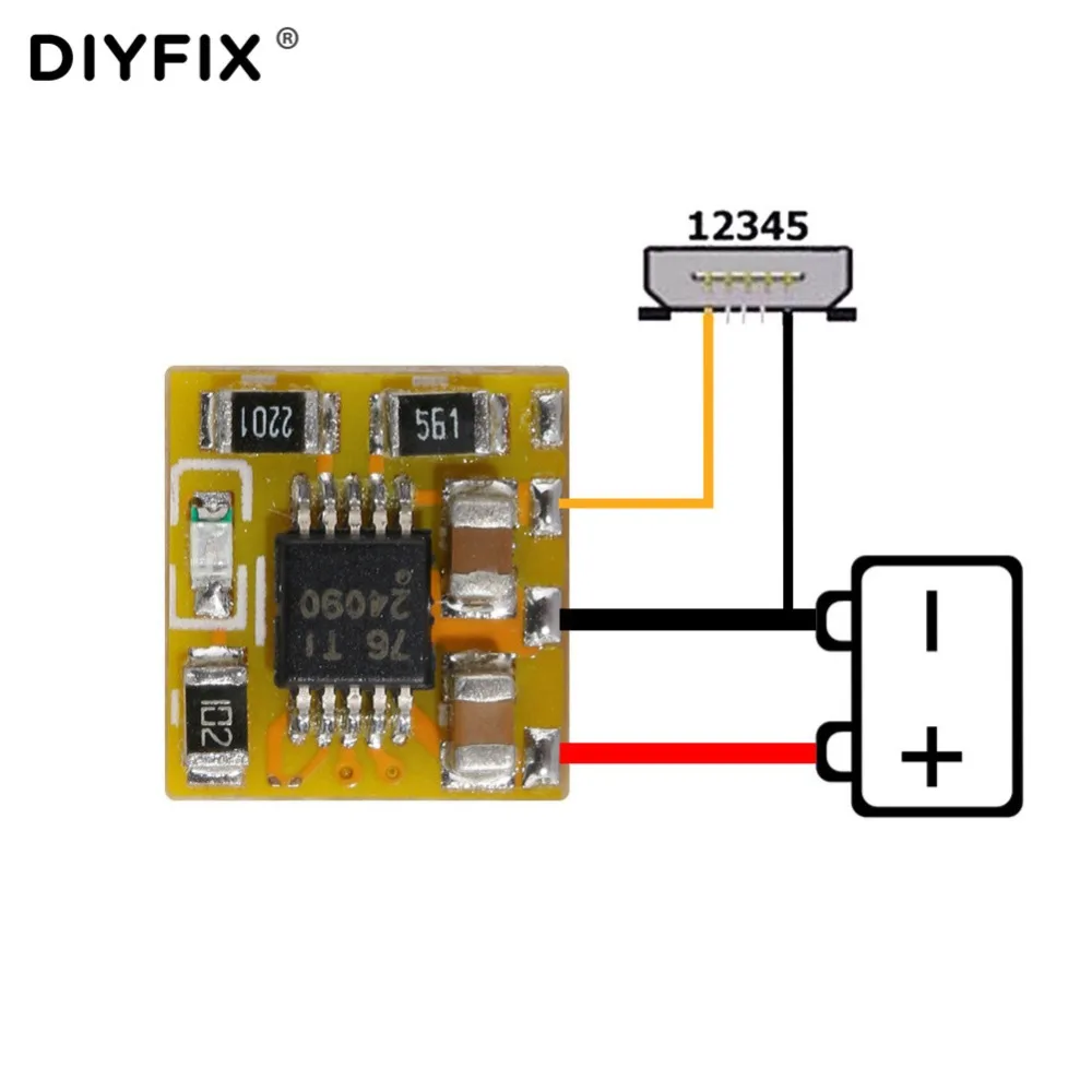 DIYFIX ECC простой чип зарядки для всех мобильных телефонов и планшетов PCB и IC исправление всех проблем с зарядным устройством не зарядное устройство хороший рабочий инструмент для ремонта