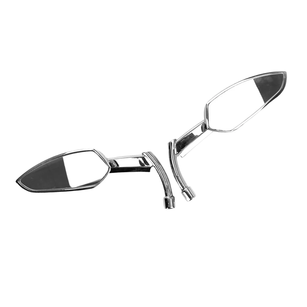 CNC алюминий 8 мм до 10 мм черный руль боковые зеркала заднего вида для мотогонок спортивные зеркала для Harley ударопрочный
