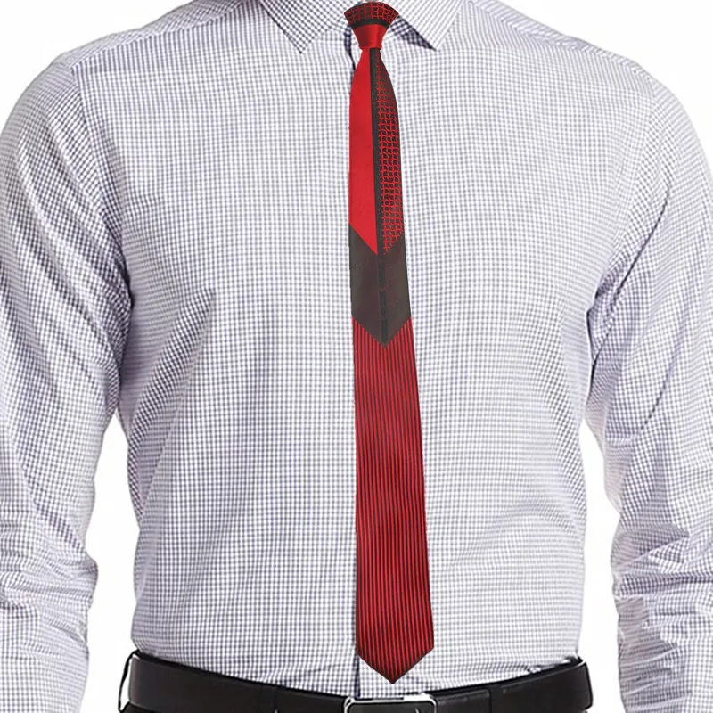 RBOCOTT узорчатые и Цветные Лоскутные тонкие галстуки модные новые Узкие галстуки для мужчин вечерние галстуки на шею 6 см
