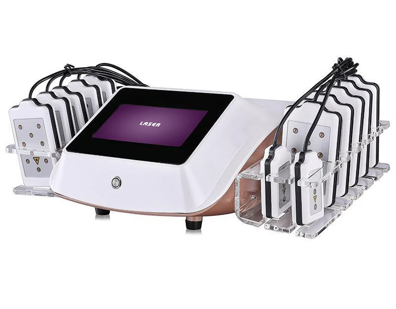 US $702.00 14 Pads Fat Loss 14080mw 635nm650nm Lipo Laser Cellulite Removal Beauty Body Shaping Slimming Machine