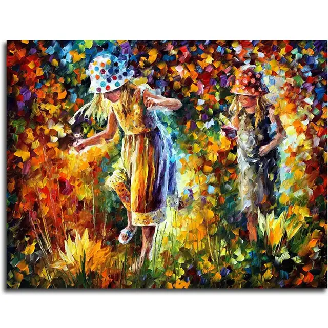 Taman Bermain Anak Berlian Lukisan Gadis Kecil Bordir Dengan Berlian Mosaik Untuk Anak Anak Foamiran Gambar Dengan Berlian Imitasi