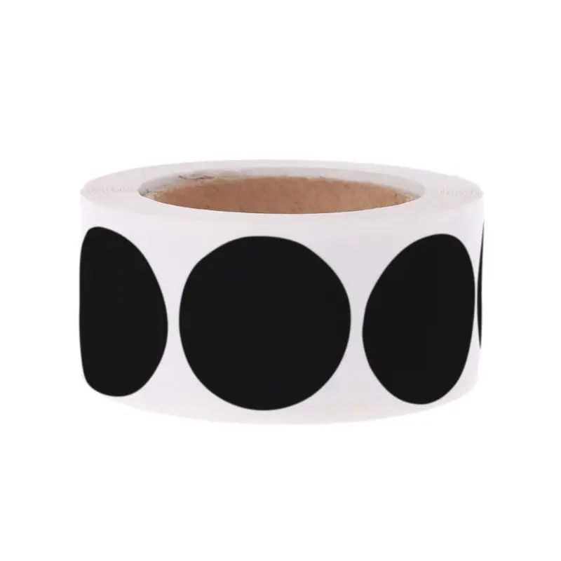 

500pcs Coding Dot Round Adhesive Labels Sealing Stickers Packing Tags Gift Bag Baking Scrapbook Envelope Party 1 Inch on a Roll