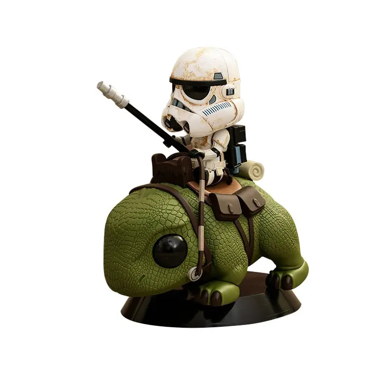 

[Estartek] HT COSBABY COSB387 SANDTROOPER & DEWBACK Set Collection Vinyl Figure for Fans Holiday Gift and Car Decration