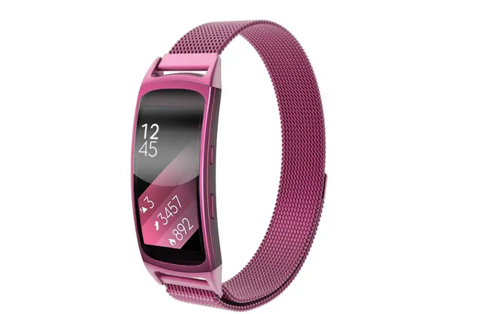 Для samsung gear Fit 2 Band/Fit 2 Pro Band, сменные полосы аксессуары для gear Fit2 Pro SM-R365/Fit2 SM-R360 Smartw - Цвет: Фиолетовый