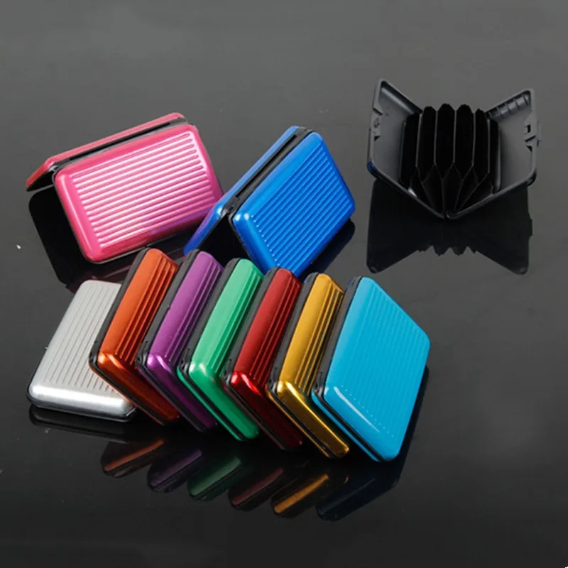 2019 Brand New Metal Business Credit Card Name ID Card Holder Case Wallet Box Mini Antimagnetic ...