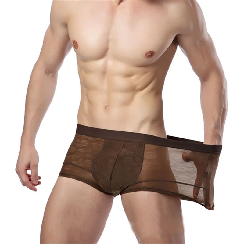 

Transparent Boxer Men Underwear Sexy Brand Boxer Shorts Man Brand Underwear Man Underwear Brands Transparent Mens Sexy Underwear