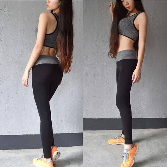 Compression Leggings Running Gym Tights  Leggings Women Compression - 2 1 Yoga  Pants - Aliexpress