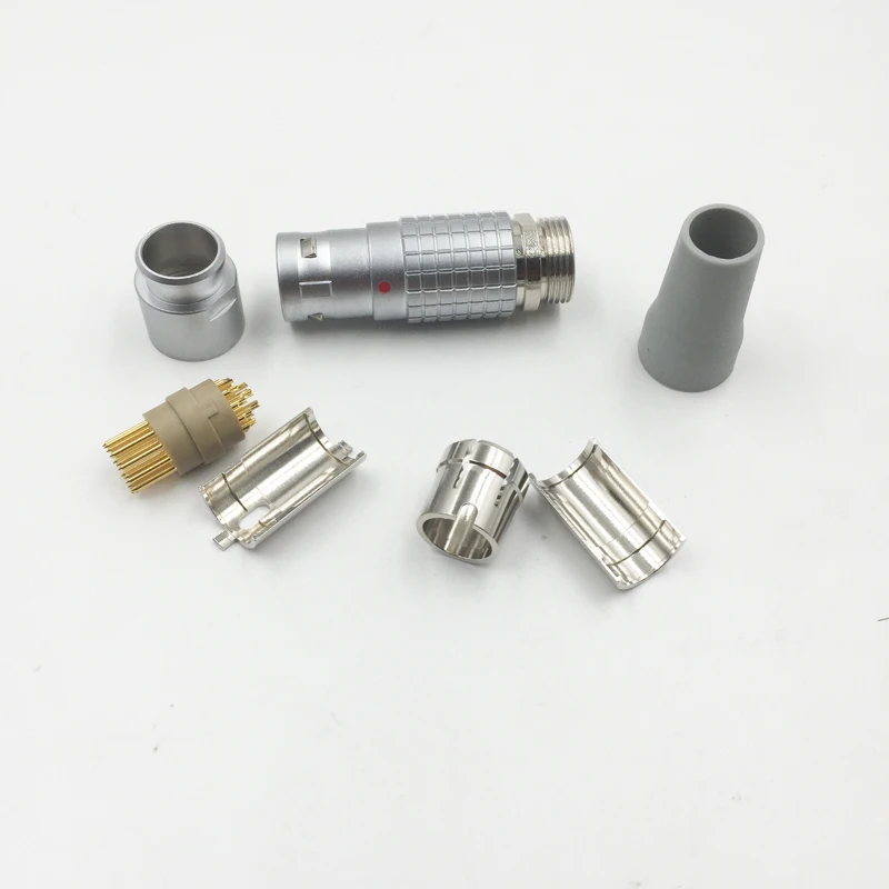 LEMO соединитель FGG 3B 2 4 6 8 10 12 14 16 18 20 26 Pin M18 коннектор штекер FGG.3B|4 pin male|plug connector8 male |