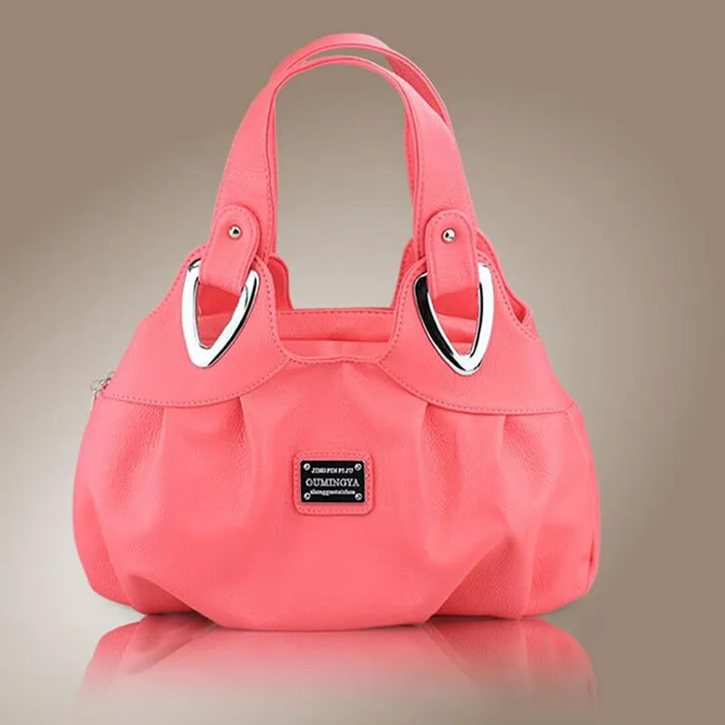 Fashion 2017 flower pattern Top-Handle Bags for Girls Hobos small PU leather Women Bags Female handbags purses and handbags