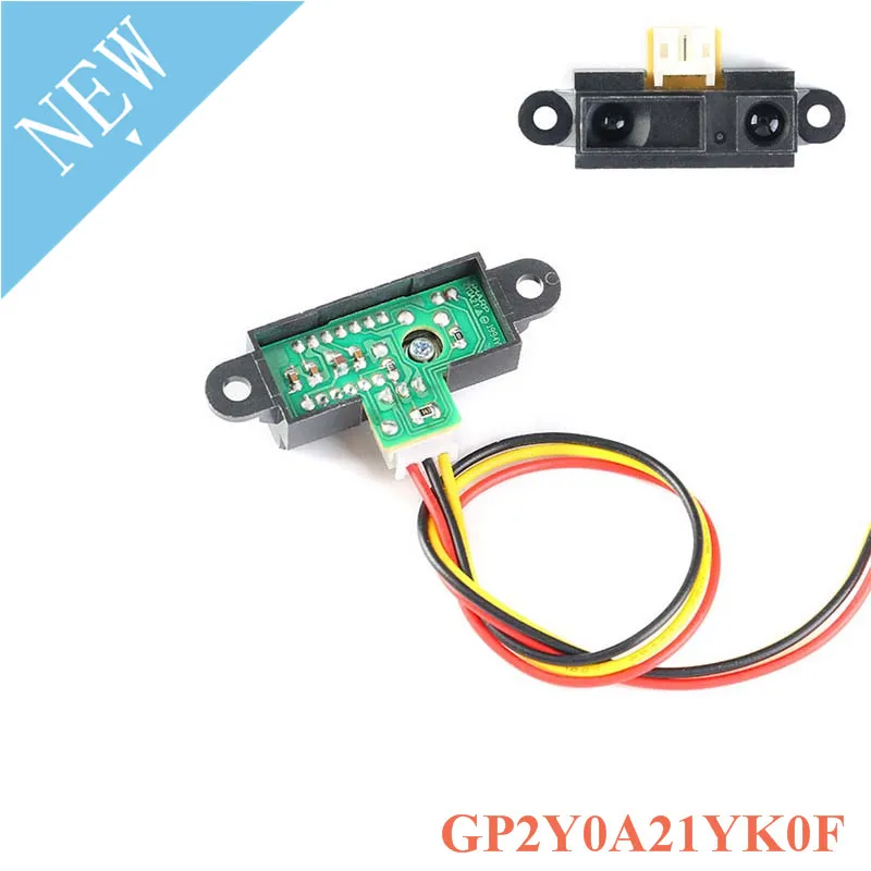 

GP2Y0A21YK0F GP2Y0A21 Infrared Proximity Sensor IR Analog Distance Sensor 10-80cm Infrared Distance Sensor 4.4-5.4V For Arduino