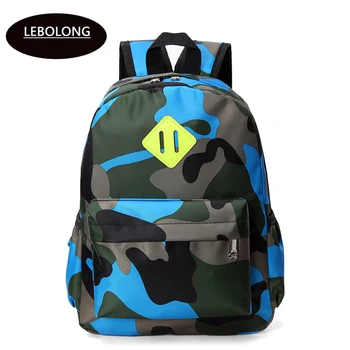 

2019 New Children's Backpacks Primary Kids Bags Mini School Bags Classic Camouflage Printing Satchel Kids Mini Escolar Mochila