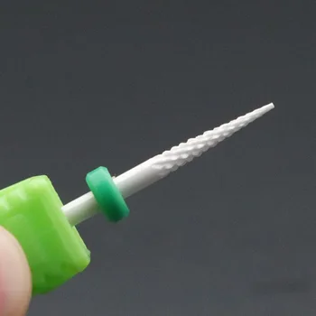 

kesinails Ceramic Nail Drill Bit Rotate Burr Milling Nail Cutter Bit For Manicure Pedicure Tool Electric Nail Drill Accessorie