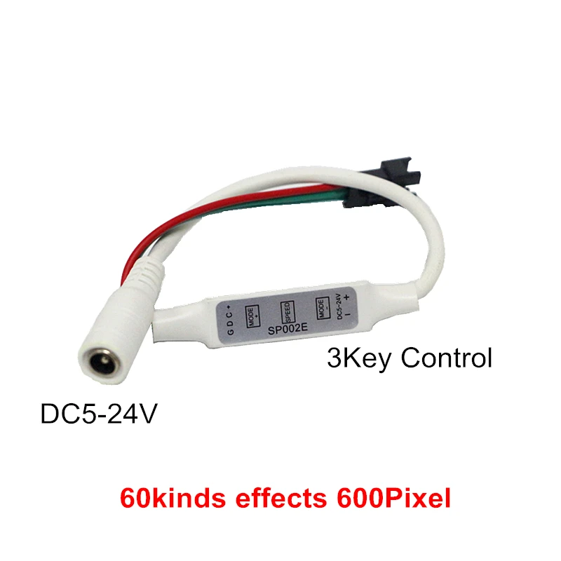 Мини пульт дистанционного управления для WS2811 WS2812B SK6812 6803 1903 5 24 В постоянного